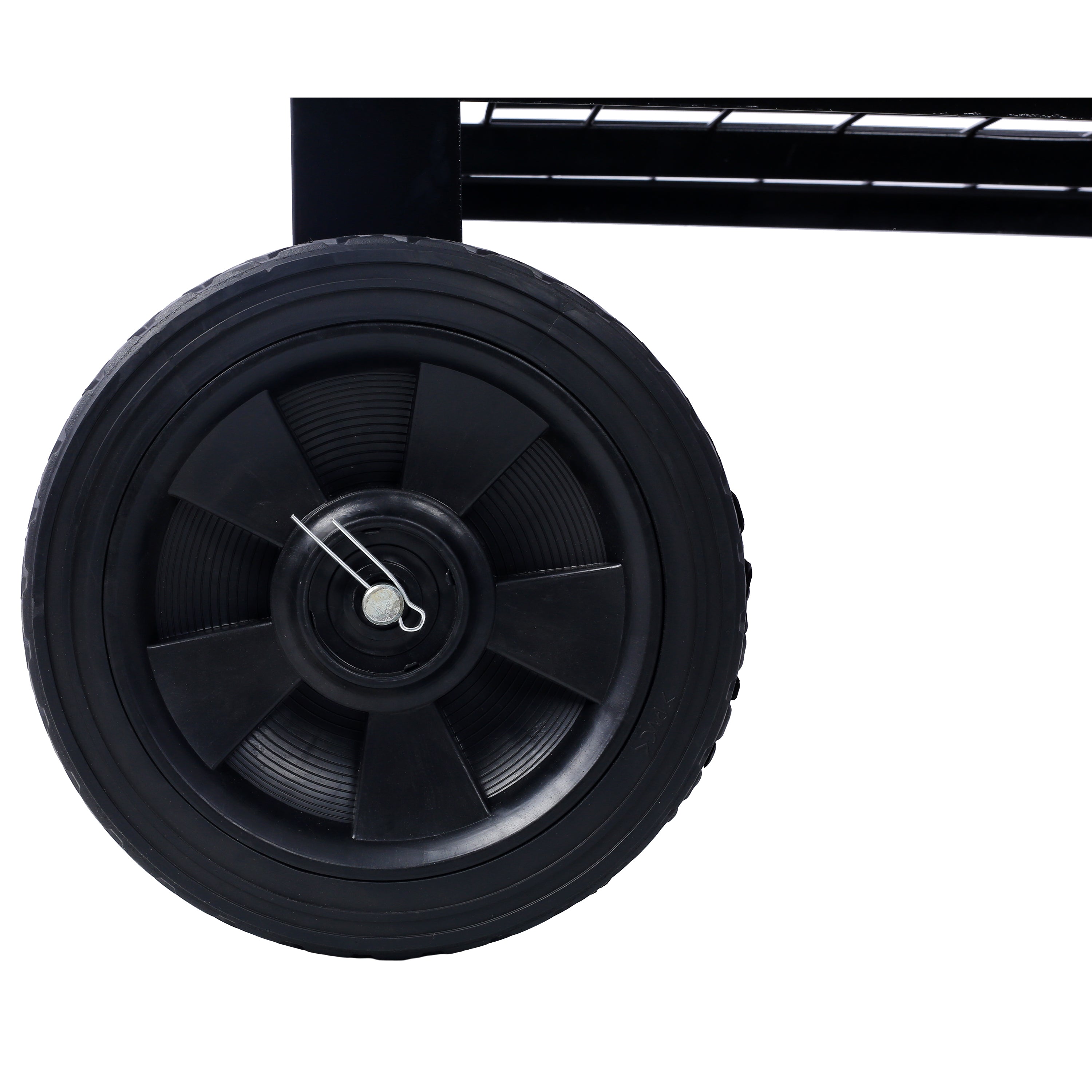Products Elevated Mobile Raised Metal Planter Garden Bed for Backyard, Patio Wheels, Lower Shelf