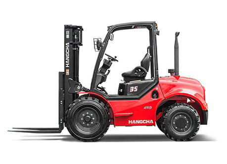 Hangcha Four-Wheel Drive Rough Terrain Forklift (5,000–7,000 lb)