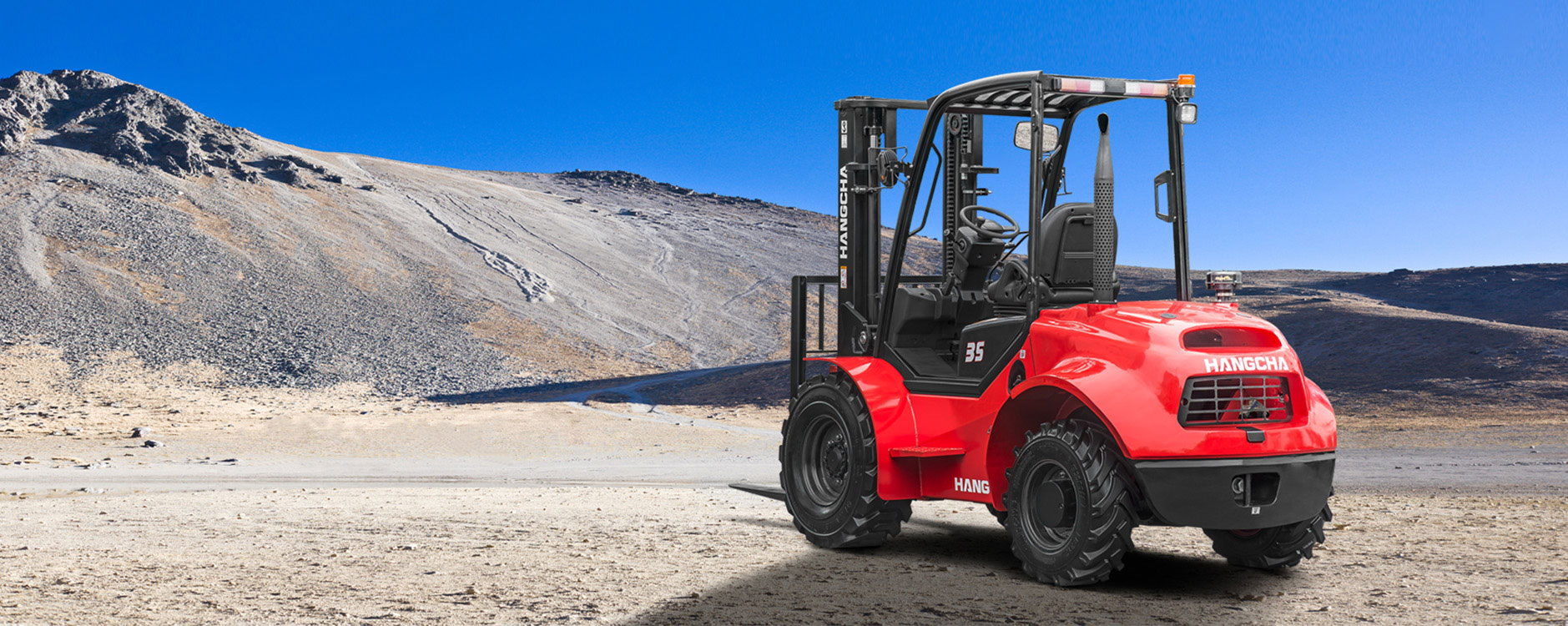 Hangcha Four-Wheel Drive Rough Terrain Forklift (5,000–7,000 lb)