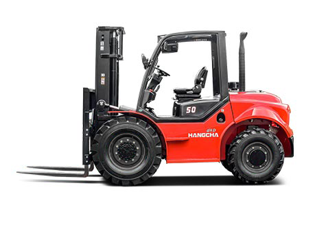 Hangcha Four-Wheel Drive Rough Terrain Forklift (11,000 lb)