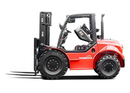 Hangcha Four-Wheel Drive Rough Terrain Forklift (11,000 lb)