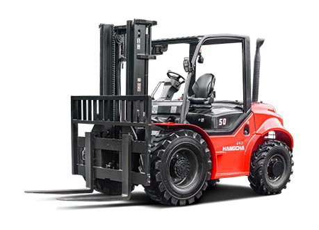 Hangcha Four-Wheel Drive Rough Terrain Forklift (11,000 lb)