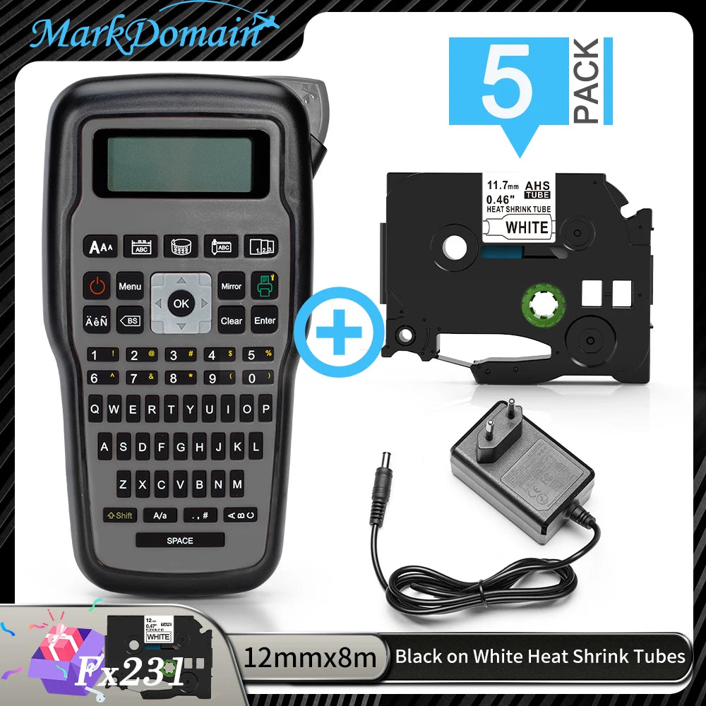 GY-5PK HST BK on WH