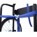 Large Dual Oxygen Tank Cart Dolly Double Cylinder Cart, 20" pneumatic Wheels Includes two fastening belts ,black