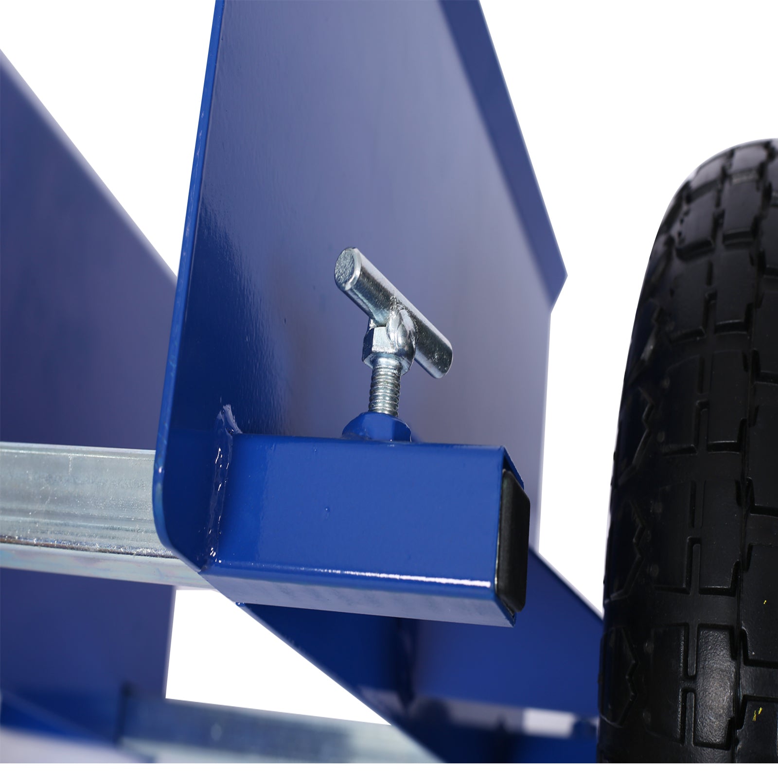 600lb Panel Dolly , 10in. Pneumatic Wheels ,blue