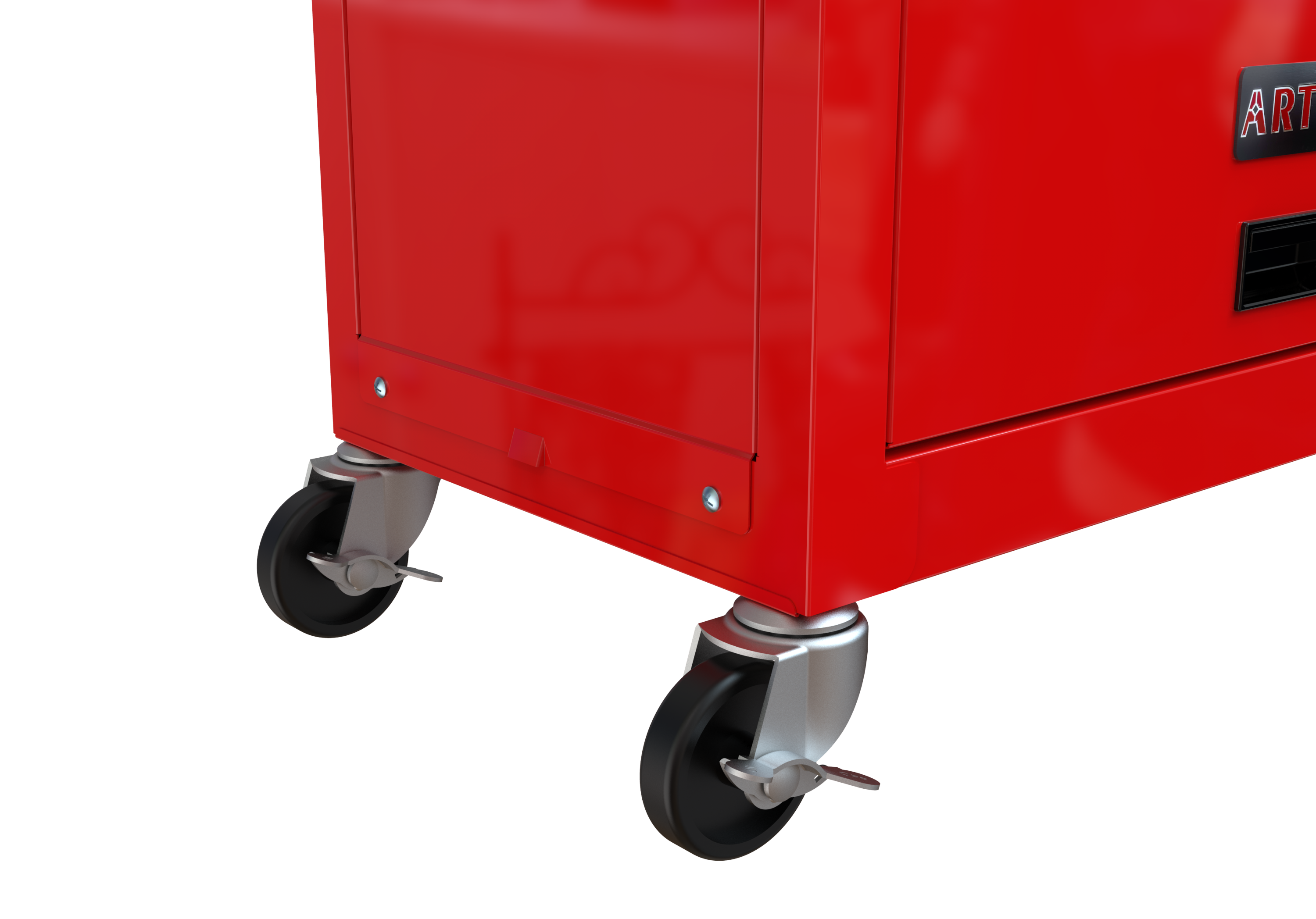 High Capacity Rolling Tool Chest with Wheels and Drawers, 8-Drawer Tool Storage Cabinet--RED