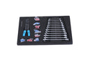 4 Drawers Tool Cabinet with Tool Sets-RED