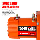 X-BULL Electric Winch 13000 LBS 12V Synthetic Rope Upgraded Version