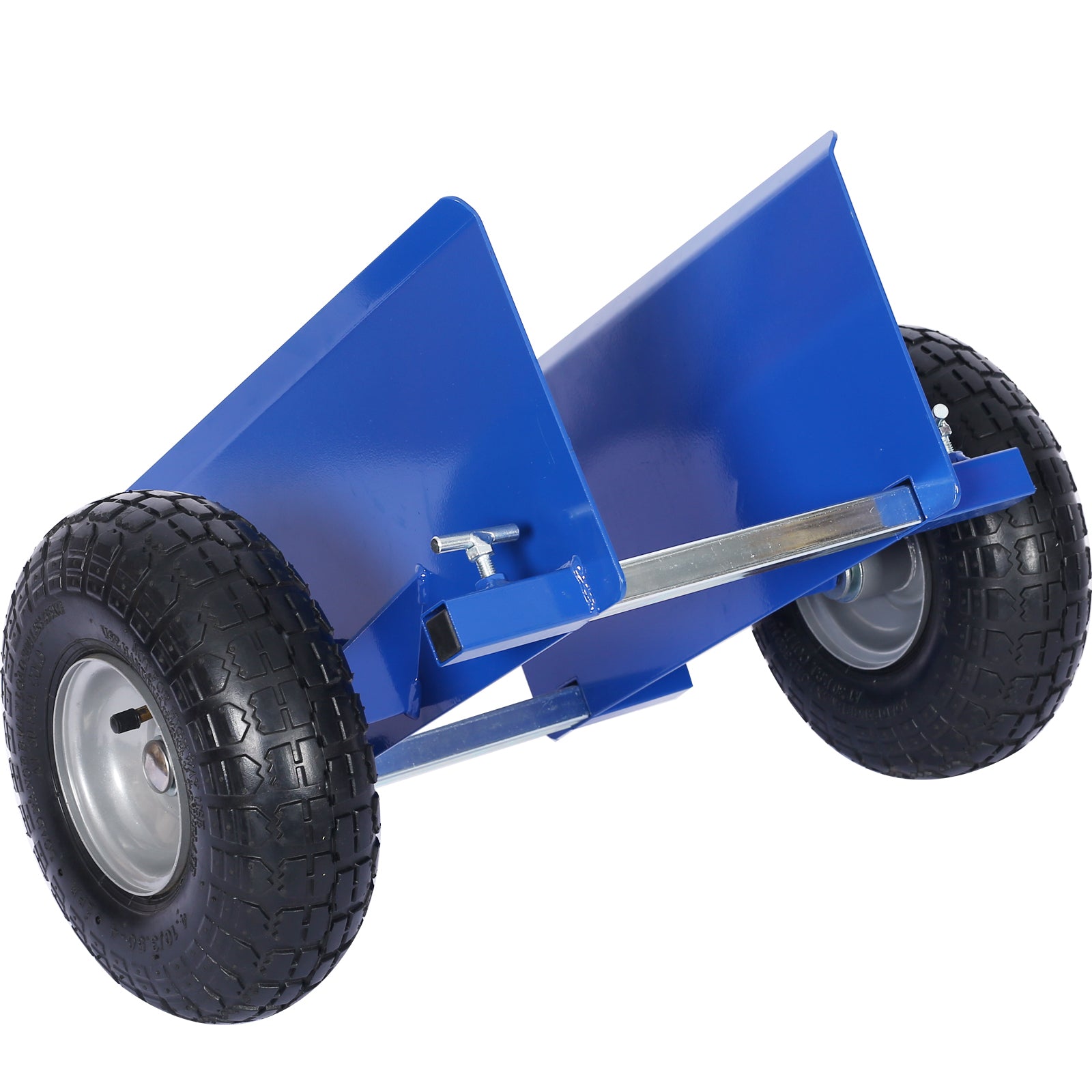 600lb Panel Dolly , 10in. Pneumatic Wheels ,blue