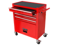 4 Drawers Tool Cabinet with Tool Sets-RED