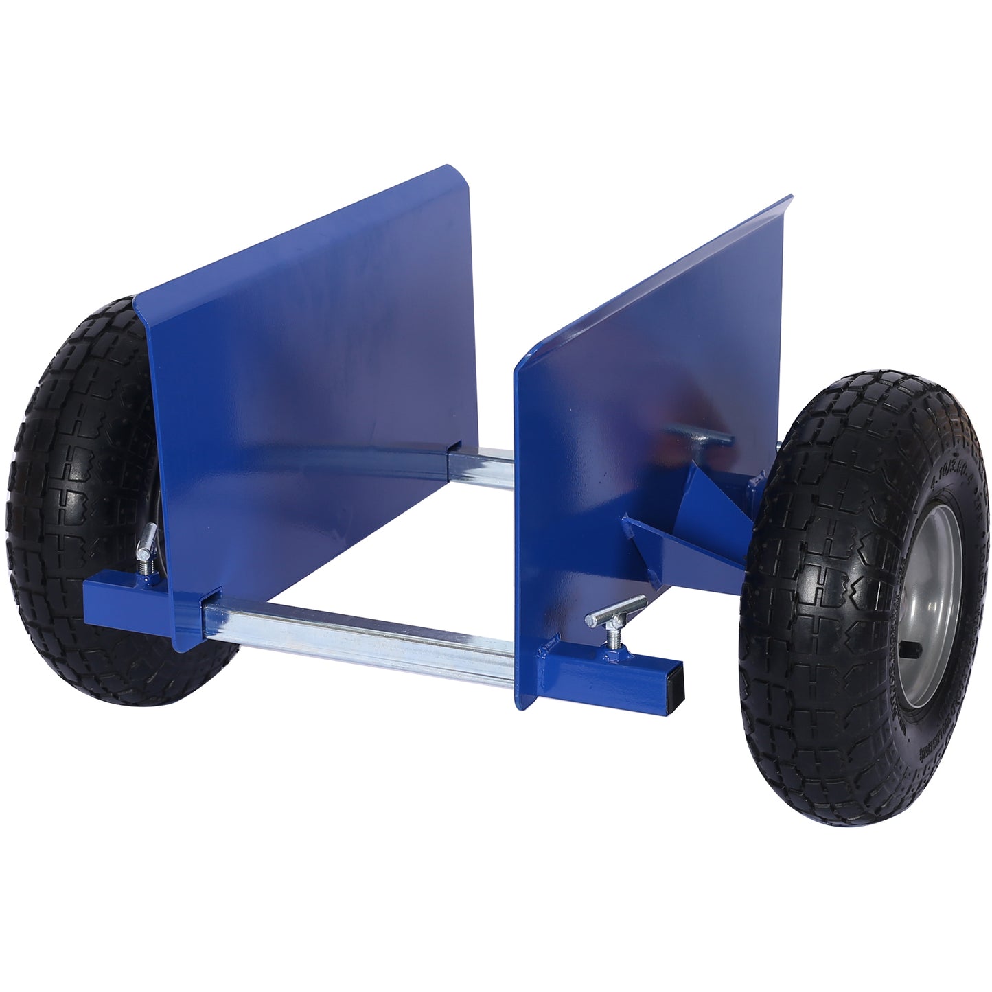 600lb Panel Dolly , 10in. Pneumatic Wheels ,blue